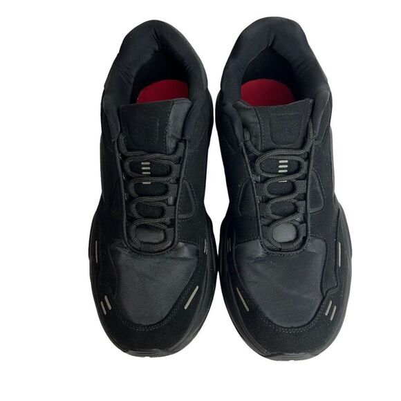 ZARA MAN sneakers Shoes Size EU 43 US 10 Black / Red Lace Up Fashion Casual - Picture 5 of 11